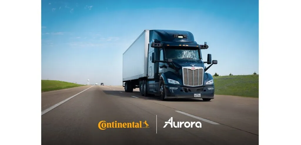 Continental Aurora Autonomous Trucking