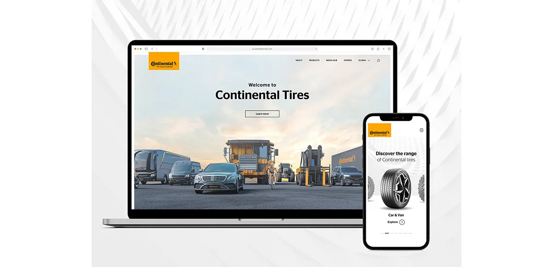 Website Continental Tires Group
