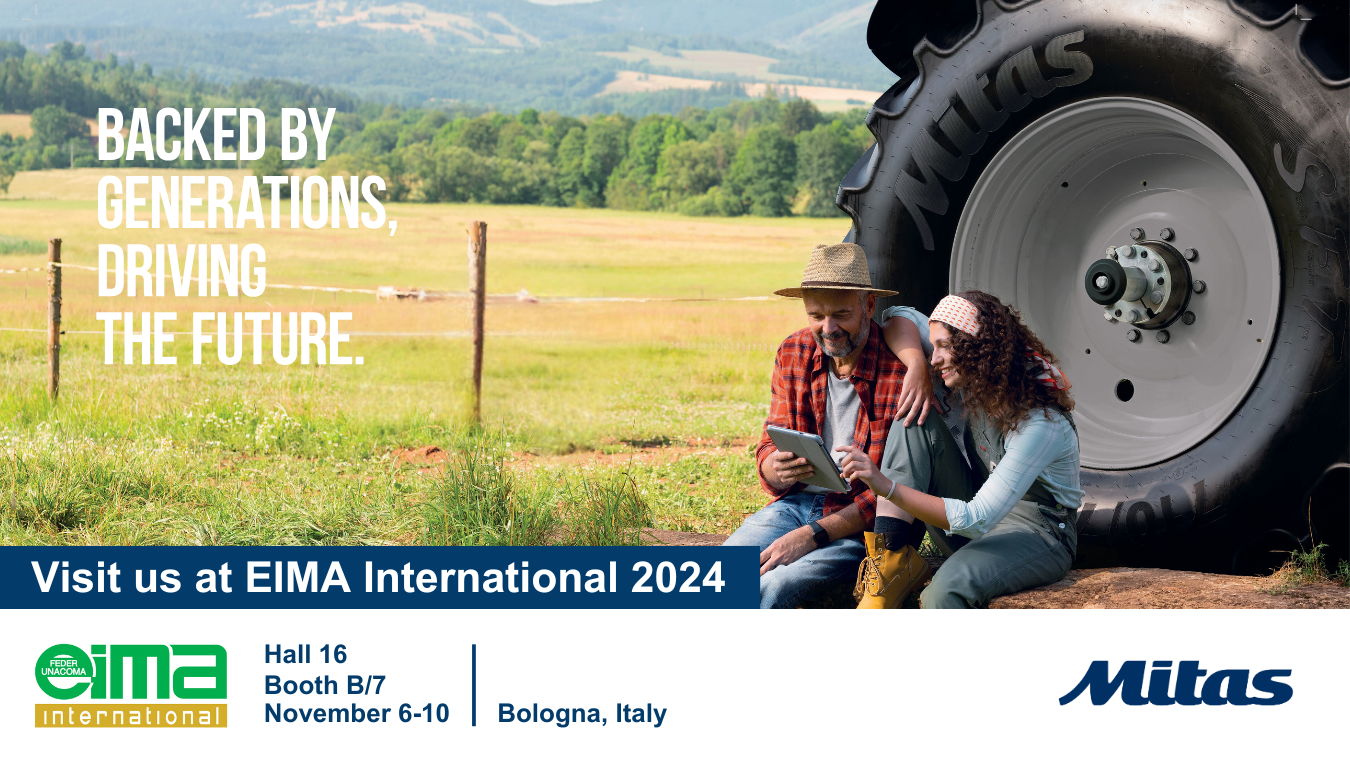Mitas at EIMA 2024: Reliable Agri Tyres - Commercial Tyre Business