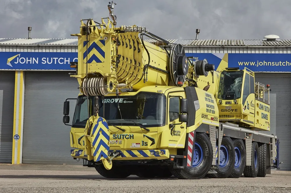 John Sutch Cranes with Michelin Tyres.