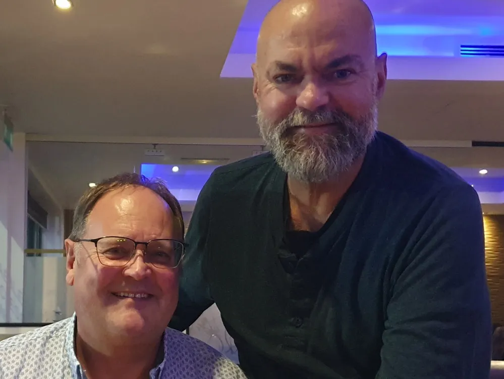 Left to right is Mike Glover, sales director Automotive – Tyres at Klipboard and Steve Daly director of MobileIT @pps
