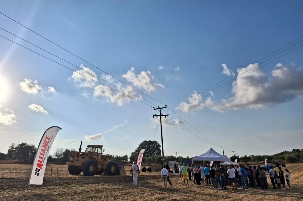 Alliance Field Day with tractor and people