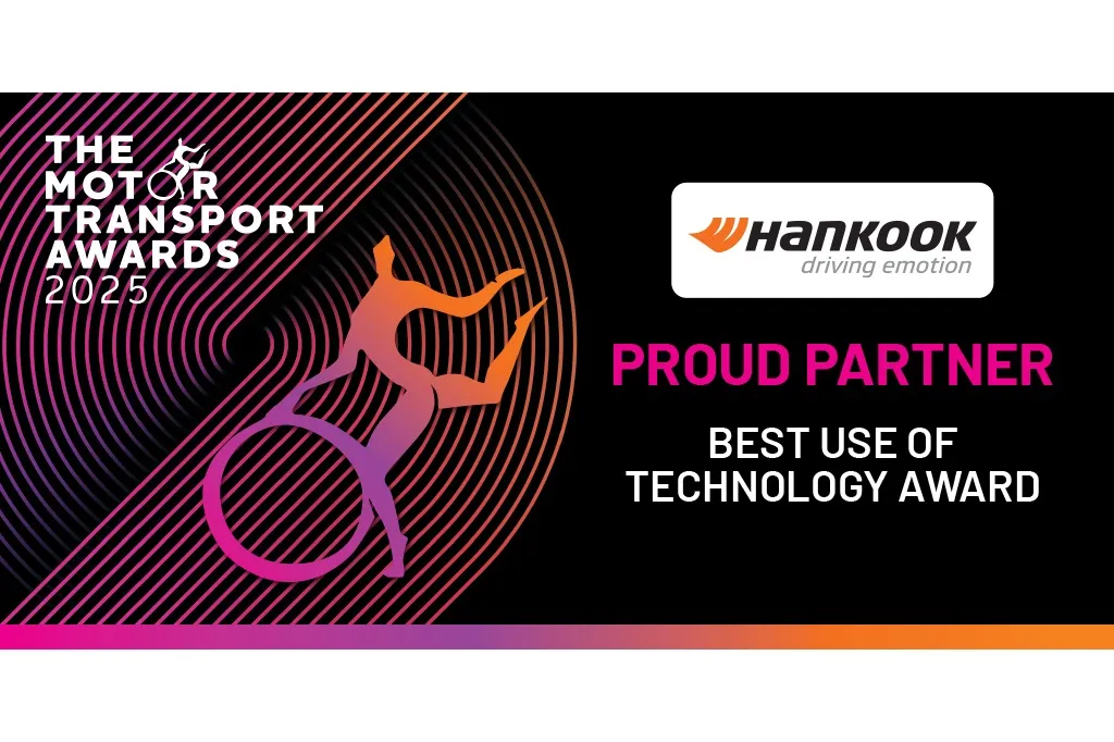 The Motor Transport Awards 2025 poster with Hankook logo