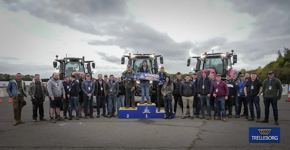 Image of contestants from Trelleborg Tires Tractor Driver Of The Year UK
