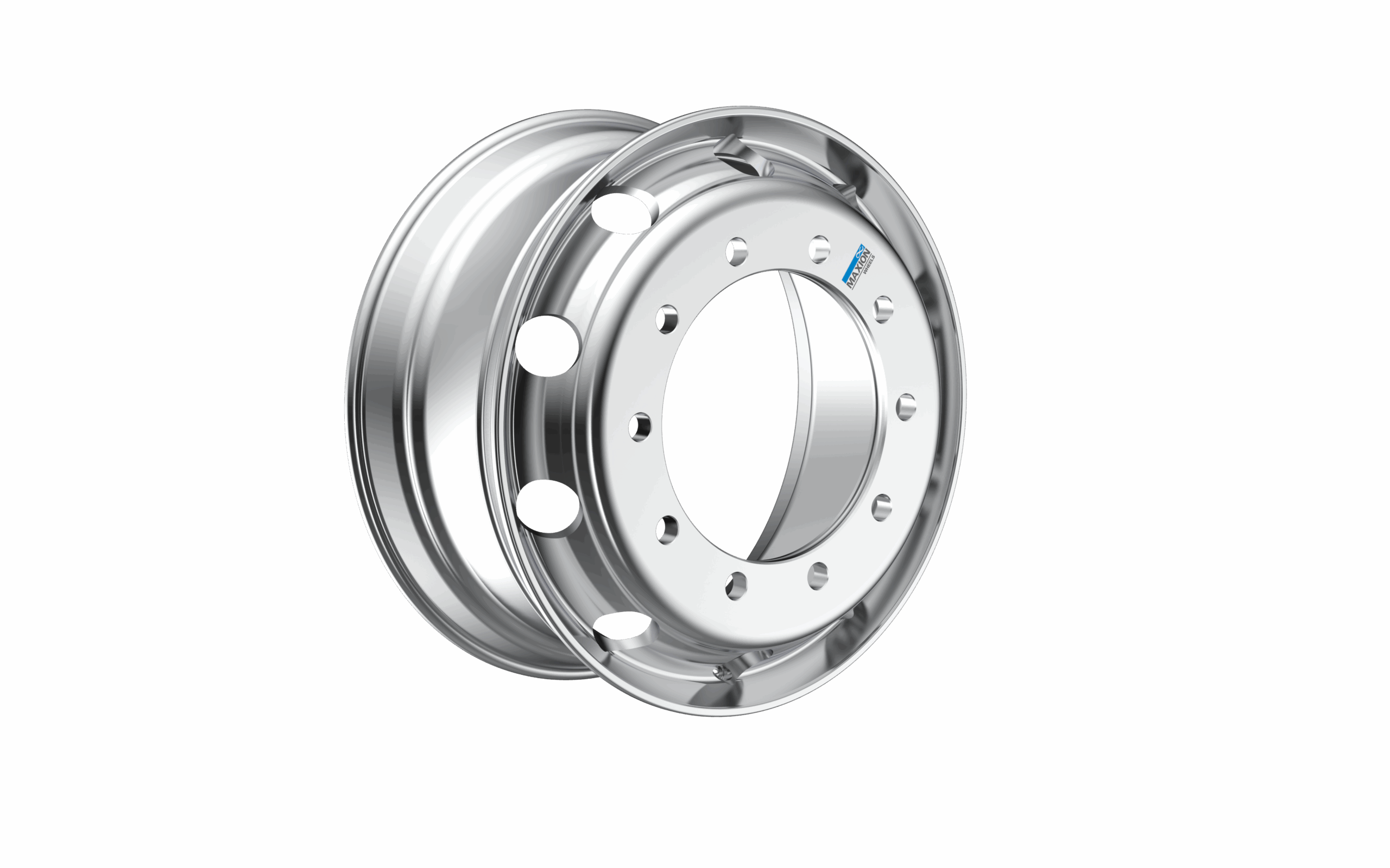 Image of forged aluminum truck wheels made in Türkiye