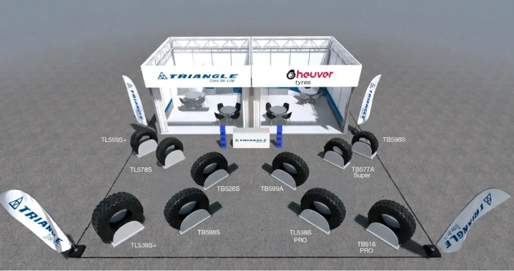 Iamge of Triangle Tyre Steinexpo Booth 2026 Graphic Mock Up